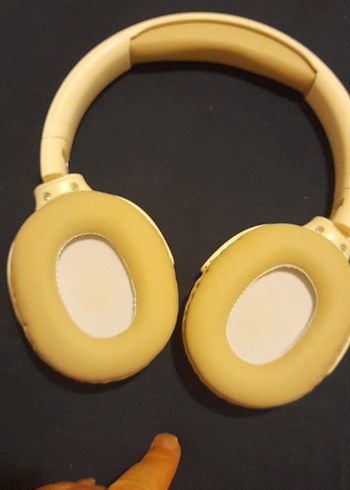 Sarı Renkli Kablosuz Kulaklık - Görsel 3
