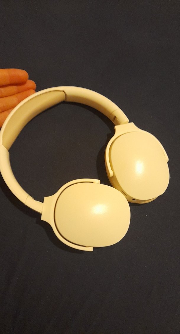 Sarı Renkli Kablosuz Kulaklık - Görsel 4