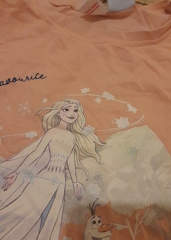 Kız Çocuk Pembe Baskılı Uzun Kollu Tişört - Görsel 4