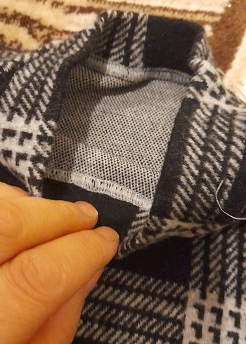 Kız Çocuk Gri Peluş Detaylı - Görsel 5