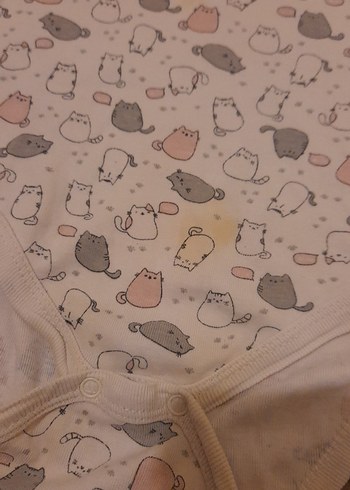 Kısa Kollu Beyaz Kız Bebek Body - Görsel 2