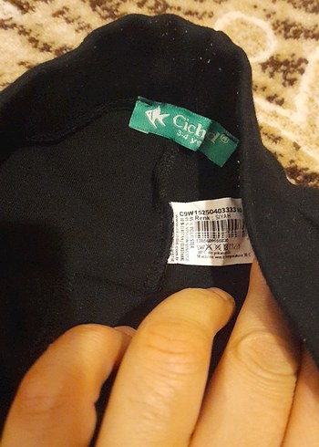 Siyah Midi Kadın Tayt - Görsel 4