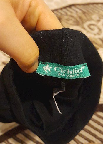 Siyah Midi Kadın Tayt - Görsel 5