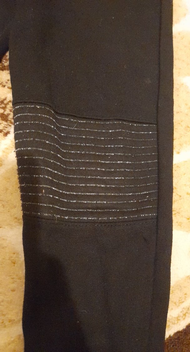 Siyah Midi Kadın Tayt - Görsel 3