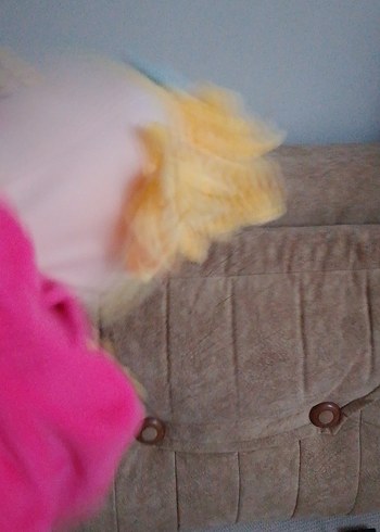 Renkli Pembe Elbiseli Bebek Oyuncak - Görsel 4