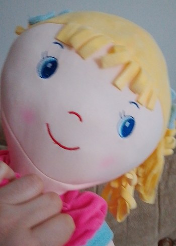 Renkli Pembe Elbiseli Bebek Oyuncak - Görsel 5