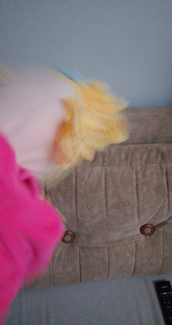 Renkli Pembe Elbiseli Bebek Oyuncak - Görsel 4