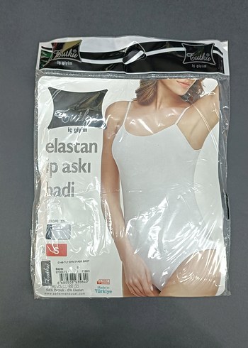Tutku İp Askılı Çıtçıtlı Badi