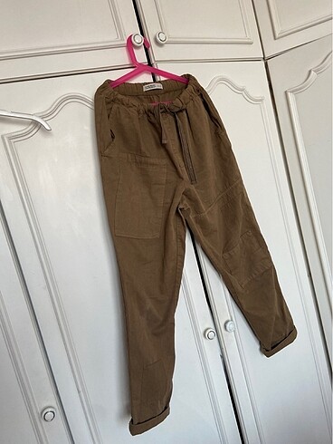 Zara kanvas jogger pantolon