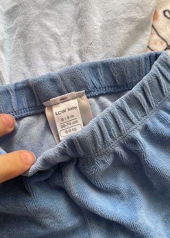 LC Waikiki Mavi Denim Erkek Bebek Takımı