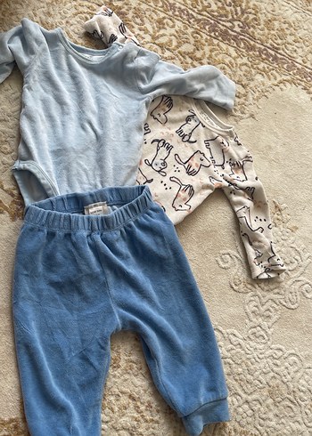 Mavi Denim Erkek Bebek Takımı