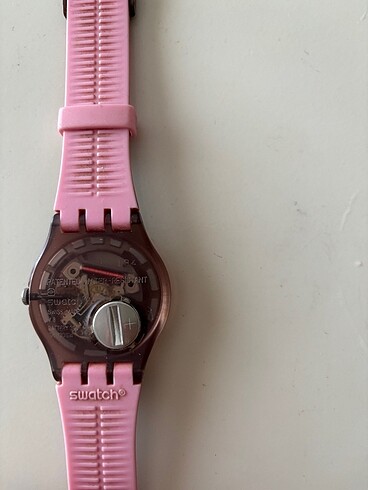 Beden pembe Renk Swatch saat kordon değiştirilebilir