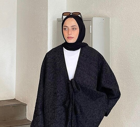 Kadın kimono kaban ceket