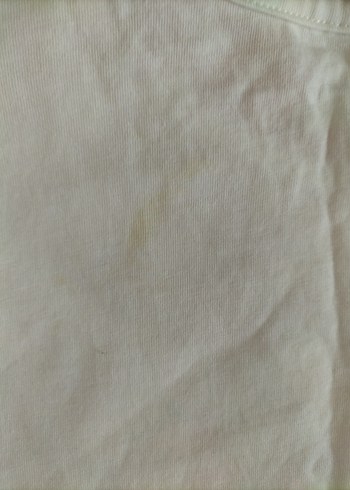 Beyaz Kız Çocuk Baskılı Kısa Kollu Tişört - Görsel 5