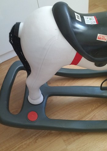 Beyaz Sallanan At Oyuncağı - Görsel 5