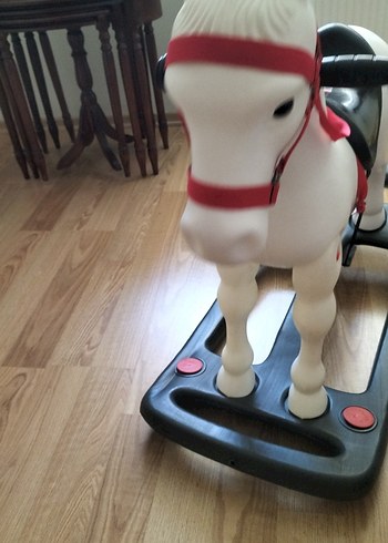 Beyaz Sallanan At Oyuncağı - Görsel 11