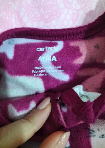 Kız Çocuk Fermuarlı Uzun Kollu Pijama - Görsel 3