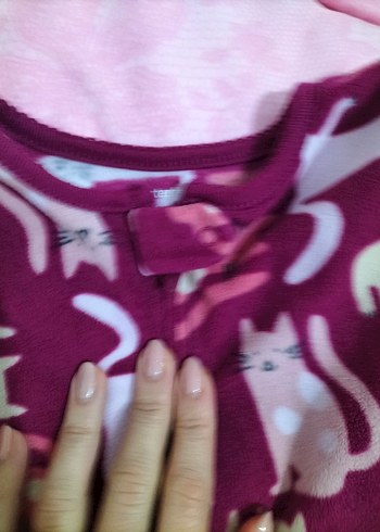 Kız Çocuk Fermuarlı Uzun Kollu Pijama - Görsel 2