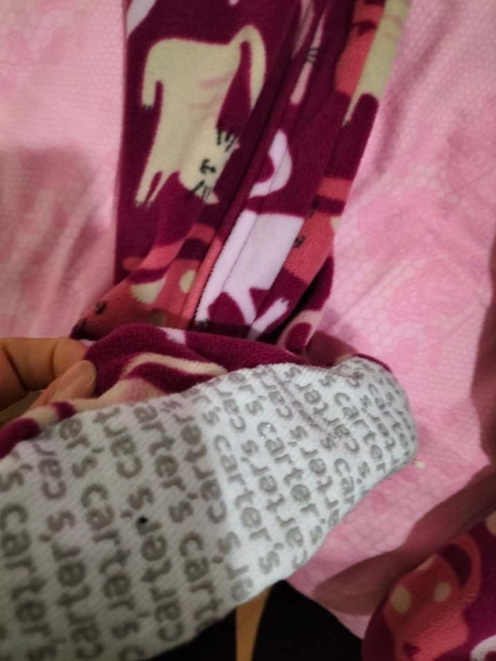 Kız Çocuk Fermuarlı Uzun Kollu Pijama - Görsel 4