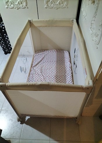 Beyaz Pastel Oyun Parkı Yatak - Görsel 4