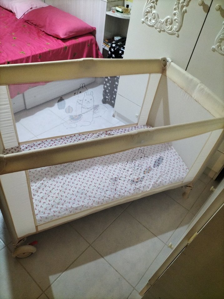 Beyaz Pastel Oyun Parkı Yatak - Görsel 5