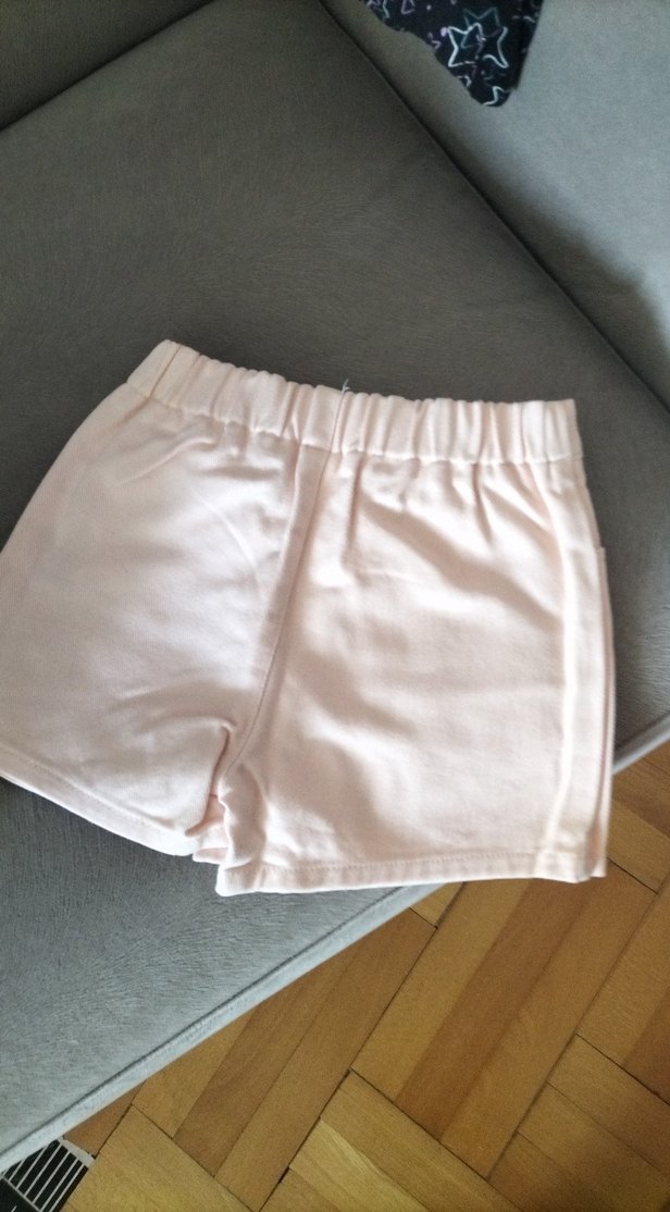 Düğmeli Yüksek Bel Mini Şort - Görsel 3