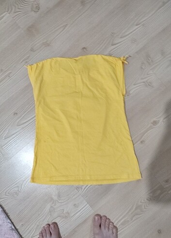 12-13 Yaş Beden sarı Renk LCW 12-13yaş kız çocuk body
