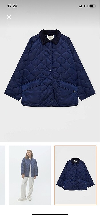Pull and Bear Kapitone Mont