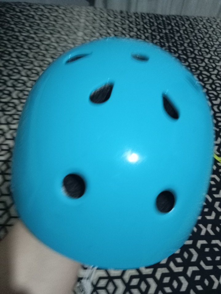 Mavi Oxelo Biker Kask Velcro Bağlantılı - Görsel 2