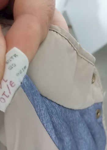 Bej Düğmeli Kadın Mont - Görsel 3