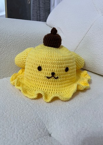 Hello Kitty pompompurin örgü şapka