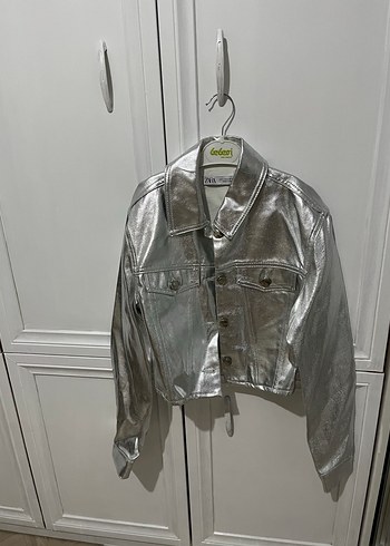 ZARA METALİK CEKET