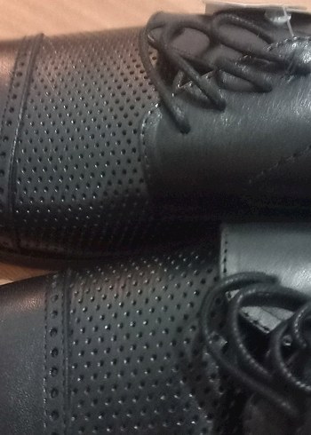 Erkek Siyah Bağcıklı Klasik Ofis Ayakkabısı - Görsel 6