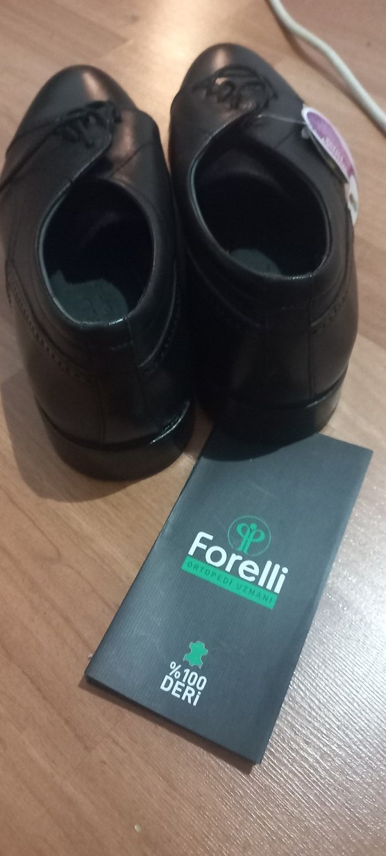 Erkek Siyah Bağcıklı Klasik Ofis Ayakkabısı - Görsel 3