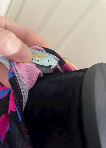 Renkli Düğmeli Uzun Kadın Elbise - Görsel 7