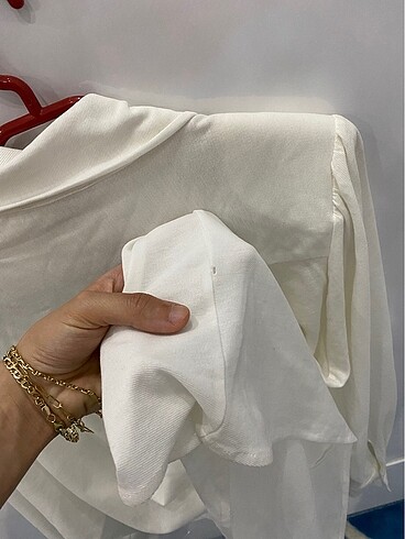 s Beden beyaz Renk Massimo dutti şık bluz