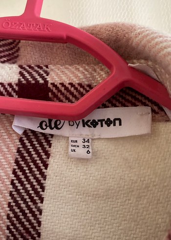 Pembe Ekose Düğmeli Kadın Gömlek - Görsel 4