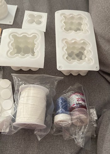 Mum malzemeleri Beyaz Model Kit Seti - Görsel 3