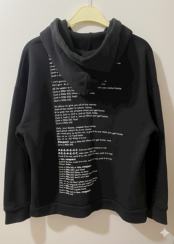 Zara zara hoodie swatshirt respect
