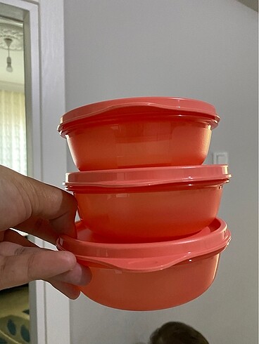 Beden çeşitli Renk Tupperware Şeker Kaplar 300 ml 2li