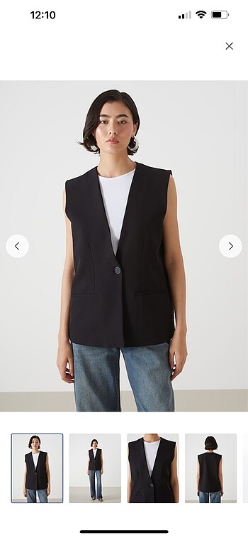 s Beden siyah Renk LCW blazer yelek