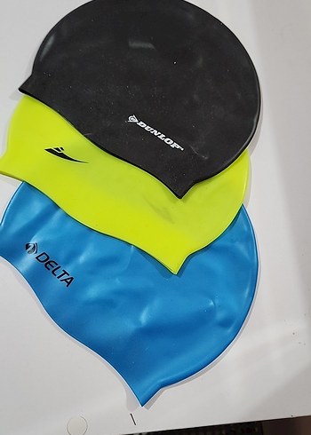 Renkli Mavi Biker Yüzme Gözlüğü ve Silikon Bone - Görsel 2