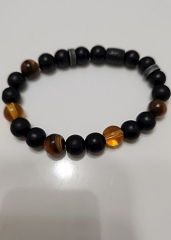 Çok Renkli doğal taşlı (kehribar, kaplangözü, aventurin) 3lü set - Görsel 5