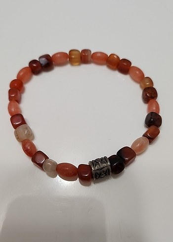 Çok Renkli doğal taşlı (kehribar, kaplangözü, aventurin) 3lü set - Görsel 4