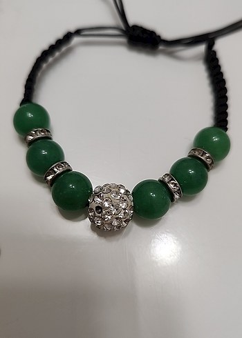 AVENTURİN Doğal taş Kadın Bileklik ve Küpe Seti - Görsel 2