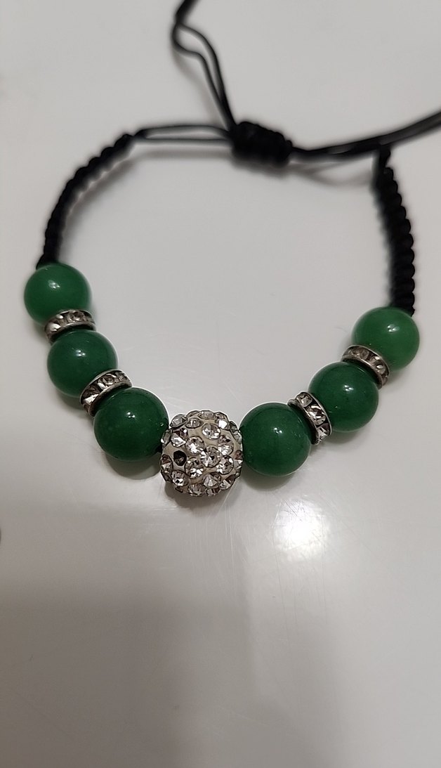 AVENTURİN Doğal taş Kadın Bileklik ve Küpe Seti - Görsel 2