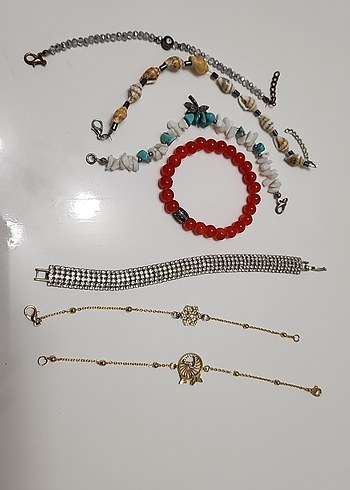 Renkli Boncuklu Bohem Bileklikler - Görsel 2