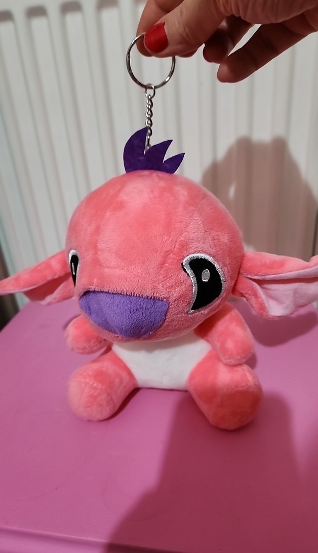 Renkli Pembe Peluş Oyuncak - Görsel 4