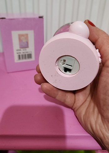 Pembe Pastel Figürlü Kar Küresi - Görsel 3