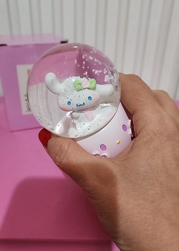 Pembe Pastel Figürlü Kar Küresi - Görsel 5